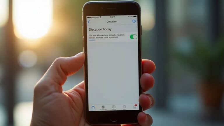 iphone dictation bug fix